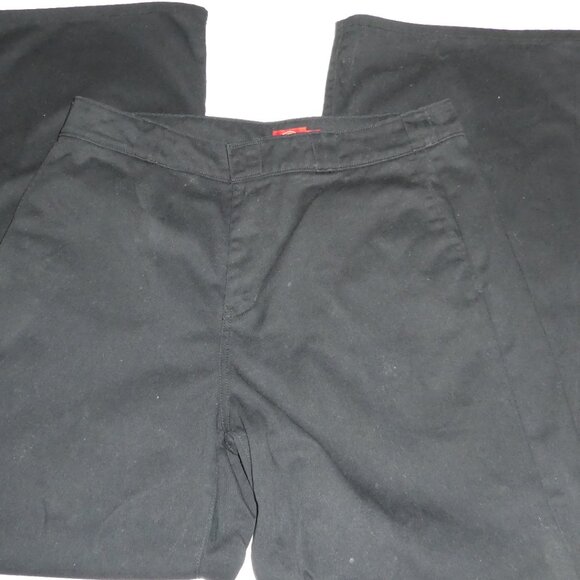 Dickies Girl Womens Twill Wide Leg Work Work Pants Juniors - Picture 1 of 11